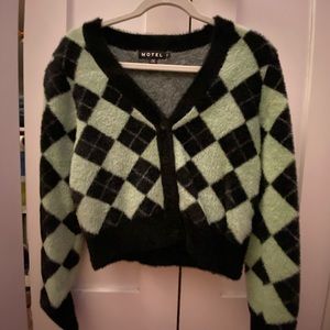 Green and Black Sweater